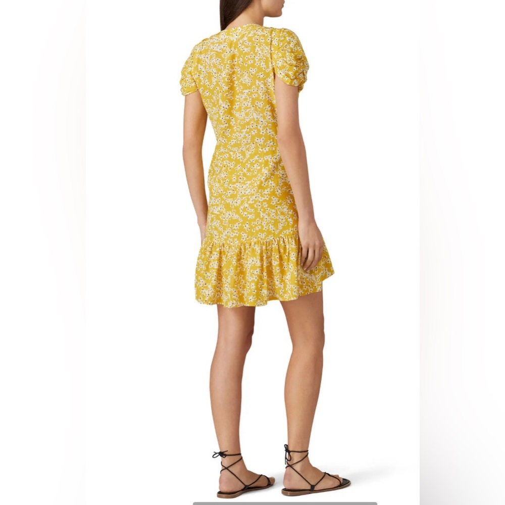Wish Yellow Asymmetrical Ruffled Sundress - Picture 3 of 8